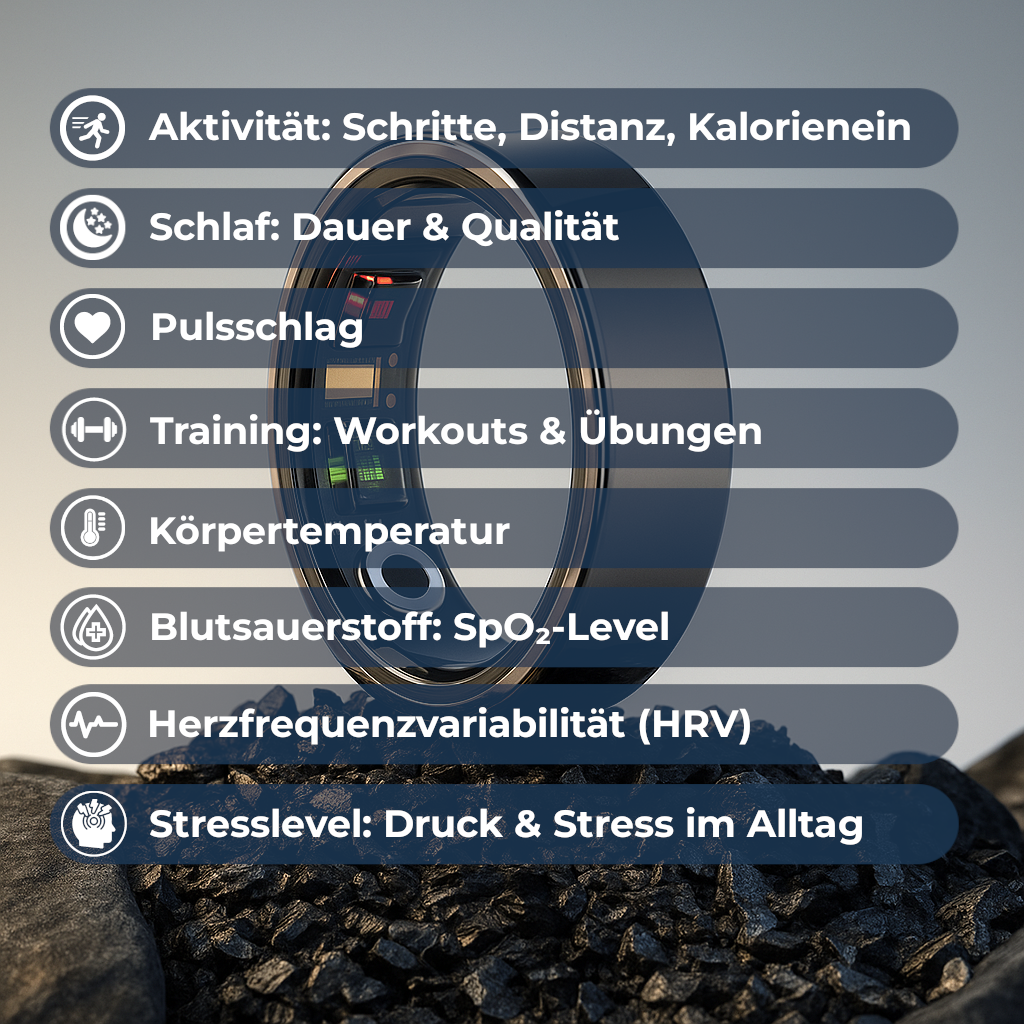 feelAmaze Smart Ring R09 – für Alltag & Schlaf