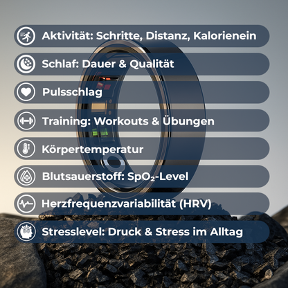 feelAmaze Smart Ring R09 – für Alltag & Schlaf