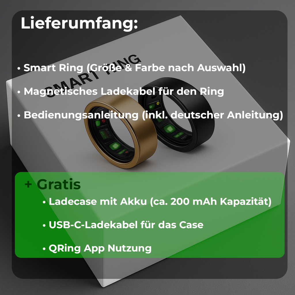 feelAmaze Smart Ring R09 – für Alltag & Schlaf